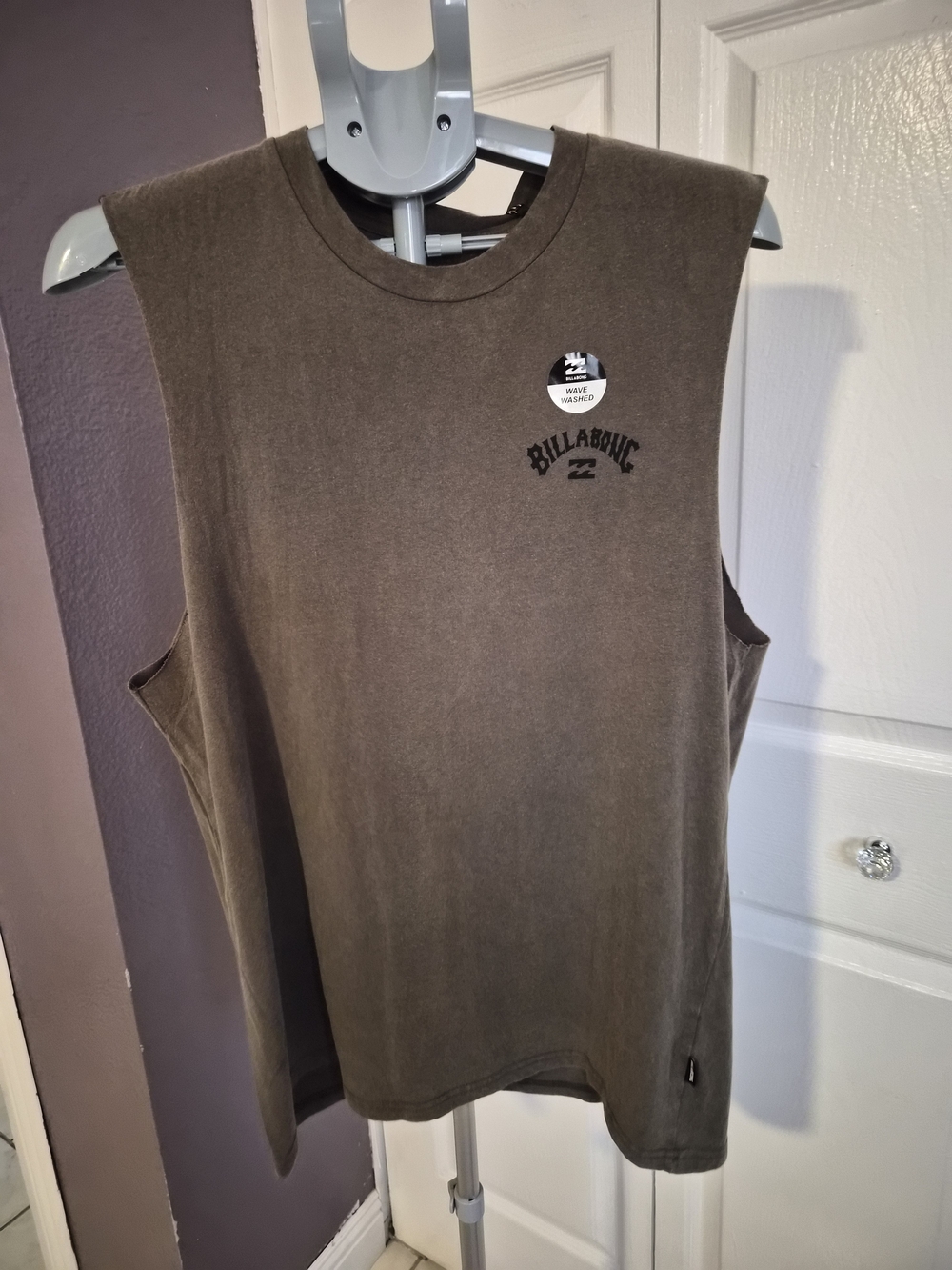 Billabong Boys' Brown Sleeveless Muscle Tee